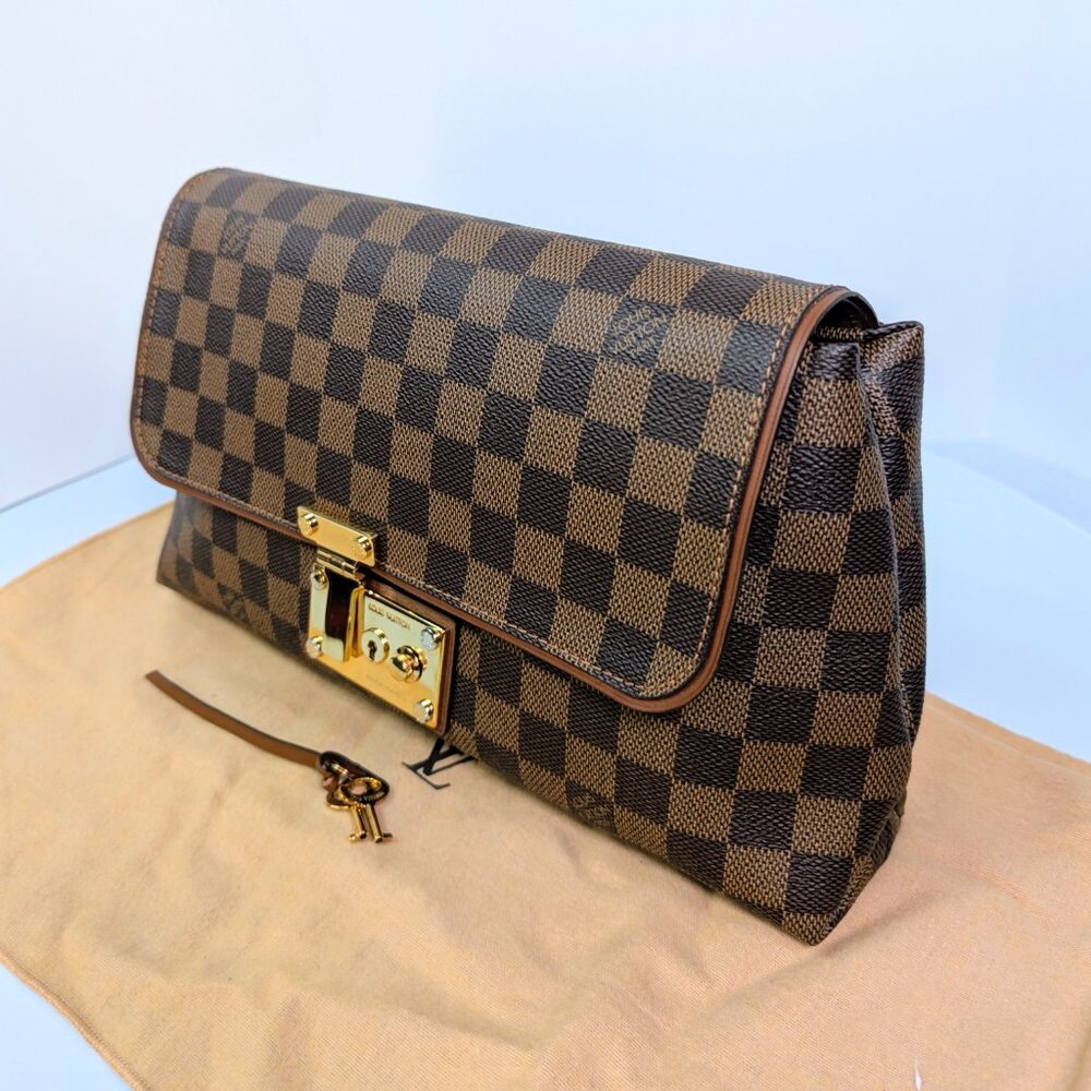 Louis Vuitton Brown Damier Ebene Canvas Pallas Clutch - Picture 2 of 16